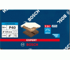Papel de lija EXPERT C470 con 8 orificios para lijadoras excéntricas de 125 mm, G 40, 50 unidades