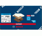 Papel de lija EXPERT C470 con 8 orificios para lijadoras excéntricas de 125 mm, G 60, 50 unidades