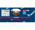 Papel de lija EXPERT C470 con 8 orificios para lijadoras excéntricas de 125 mm, G 240, 50 unidades