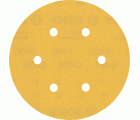 Papel de lija EXPERT C470 con 6 orificios para lijadoras excéntricas de 150 mm, G 400, 50 unidades