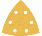 Papel de lija EXPERT C470 para lijadoras delta de 93 mm, G 400, 50 unidades