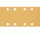 Papel de lija EXPERT C470 con 8 orificios para lijadoras orbitales 93 x 186 mm, G 80 50 unidades