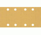 Papel de lija EXPERT C470 con 8 orificios para lijadoras orbitales 93 x 186 mm, G 120 50 unidades