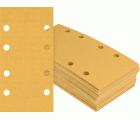 Papel de lija EXPERT C470 con 8 orificios para lijadoras orbitales 93 x 186 mm, G 100 50 unidades