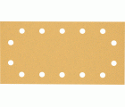 Papel de lija EXPERT C470 con 14 orificios para lijadoras orbitales 115 x 230 mm, G 80 50 unidades