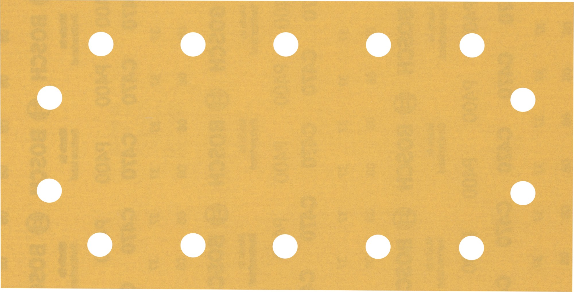 Papel de lija EXPERT C470 con 14 orificios para lijadoras orbitales 115 x 230 mm, G 400 50 unidades