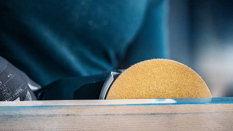 Papel de lija EXPERT C470 sin orificios para amoladoras y taladros de 125 mm, G 80 50 unidades