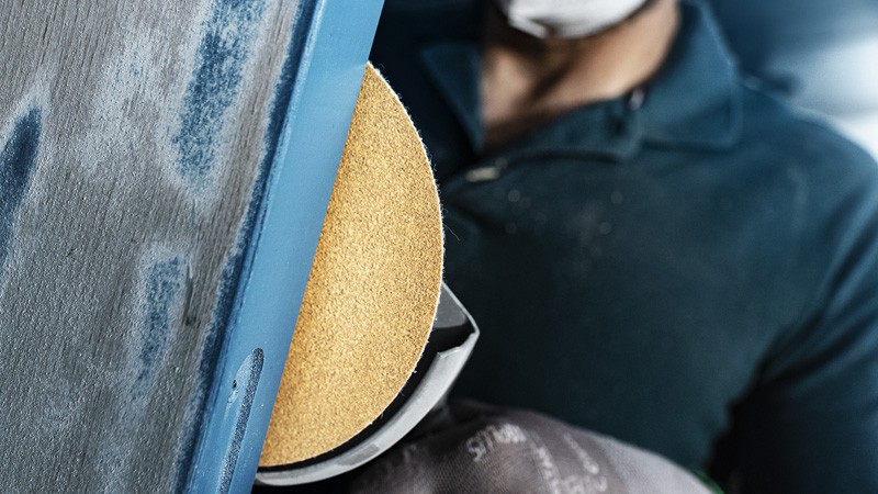 Papel de lija EXPERT C470 sin orificios para amoladoras y taladros de 125 mm, G 240 50 unidades