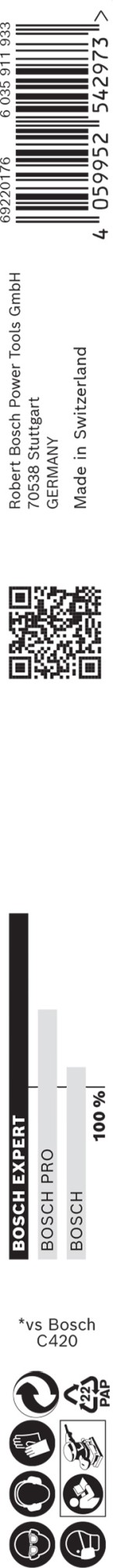 Papel de lija EXPERT C470 para lijado manual de 230 x 280 mm, G 80