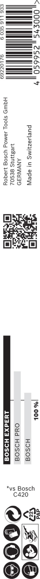 Papel de lija EXPERT C470 para lijado manual de 230 x 280 mm, G 150