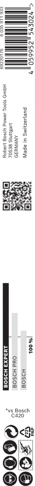 Papel de lija EXPERT C470 para lijado manual de 230 x 280 mm, G 220