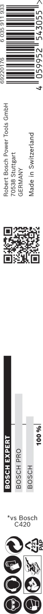 Papel de lija EXPERT C470 para lijado manual de 230 x 280 mm, G 400