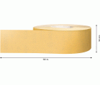 Rollo de papel de lija EXPERT C470 para lijado manual de 93 mm x 50 m, G 180