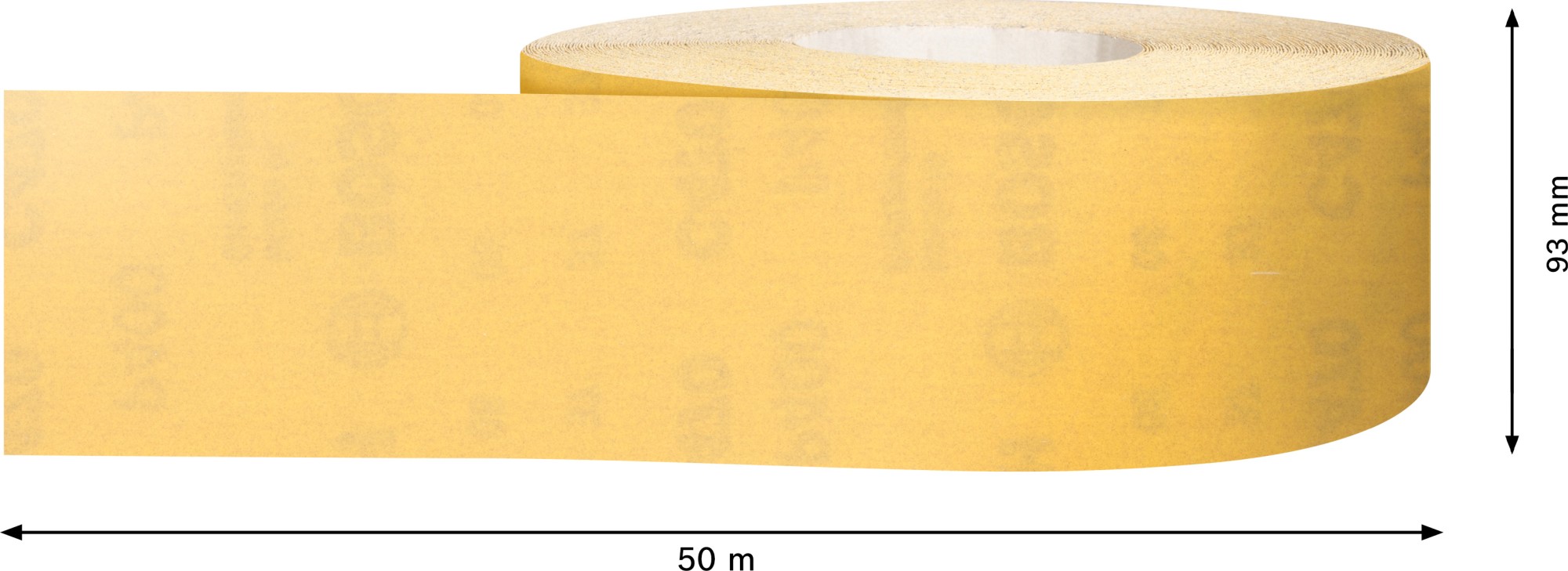 Rollo de papel de lija EXPERT C470 para lijado manual de 93 mm x 50 m, G 400