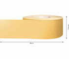 Rollo de papel de lija EXPERT C470 para lijado manual de 115 mm x 50 m, G 60