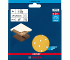 Set de papel de lija EXPERT C470 para lijadoras excéntricas de 125 mm, multiperforado, G 60/120/240, 6 unidades