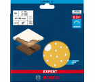 Set de papel de lija EXPERT C470 para lijadoras excéntricas de 150 mm, multiperforado, G 60/120/240, 6 unidades