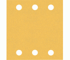 Set de papel de lija EXPERT C470 para lijadoras orbitales de 115 x 140 mm, G 2x40/2x60/2x80/2x120/2x180, 10 unidades