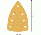 Papel de lija EXPERT C470 con 7 orificios para multilijadoras de 100 x 150 mm, G 60 10 unidades
