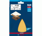 Papel de lija EXPERT C470 con 7 orificios para multilijadoras de 100 x 150 mm, G 120 10 unidades