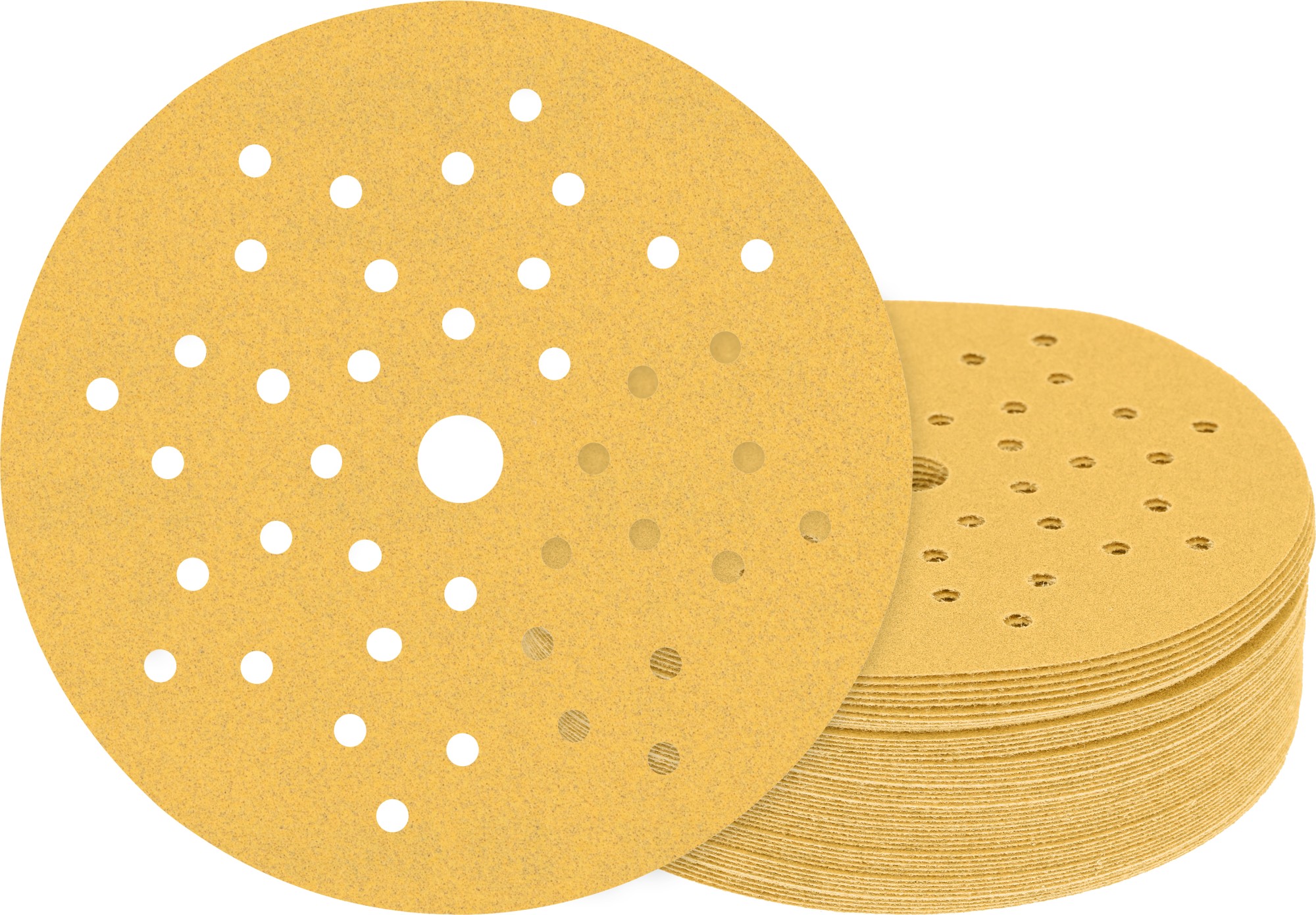 Papel de lija EXPERT C470 multiperforado para lijadoras excéntricas de 125 mm, G 320, 50 unidades