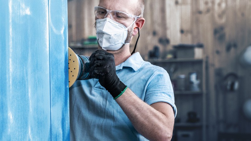 Papel de lija EXPERT C470 multiperforado para lijadoras excéntricas de 125 mm, G 240, 50 unidades