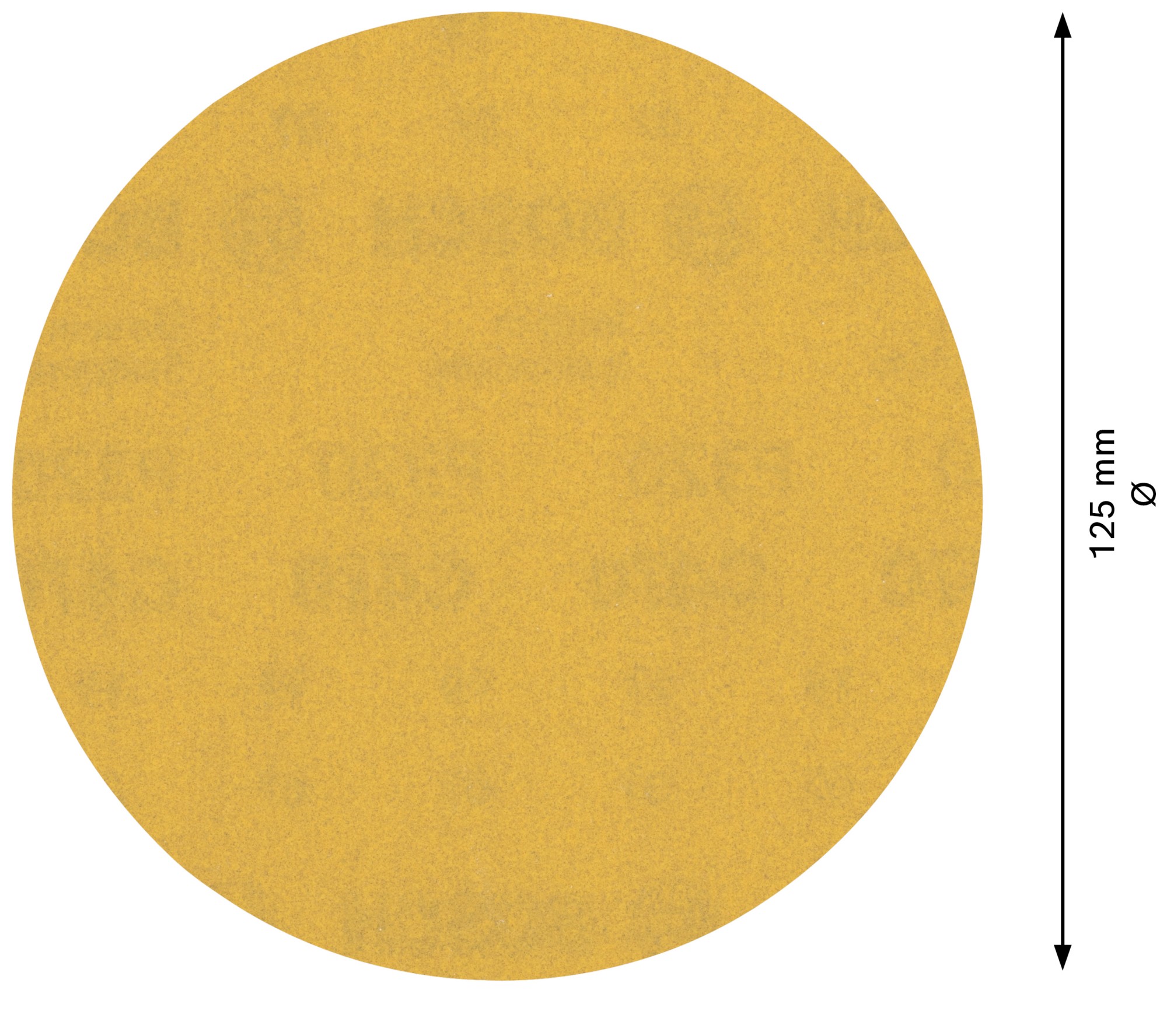 Papel de lija EXPERT C470 sin orificios para amoladoras y taladros de 125 mm, G 320 50 unidades