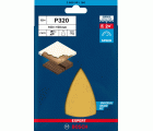 Papel de lija EXPERT C470 con 7 orificios para multilijadoras de 100 x 150 mm, G 320 10 unidades