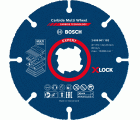 Disco de corte EXPERT Carbide Multi Wheel para amoladoras pequeñas, X-Lock