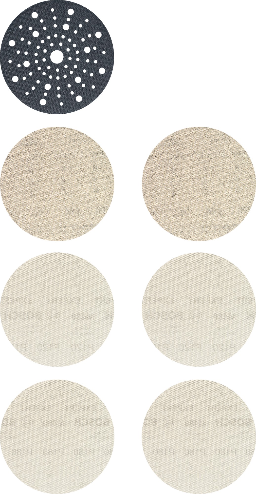 Kit de iniciación EXPERT M480 para lijadoras excéntricas de 150 mm, 7 unidades