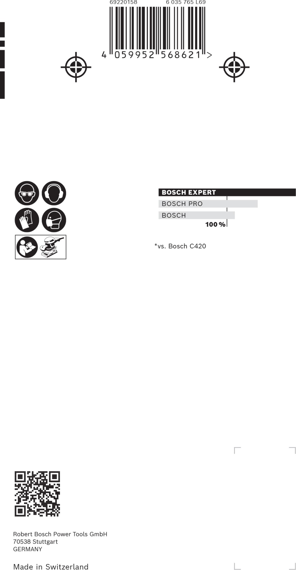 Set de mallas de lija EXPERT M480 de 93 x 186 mm, 10 unidades