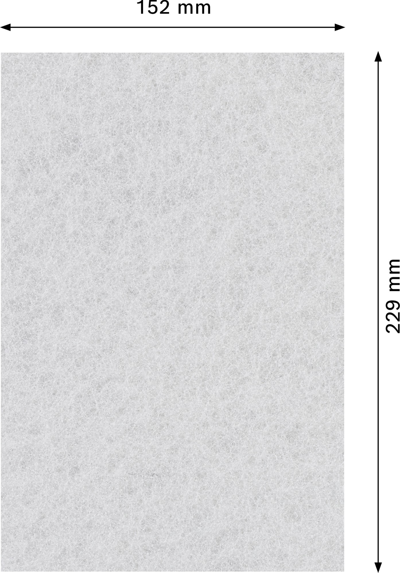 Almohadilla de vellón EXPERT N880 para lijado manual, 152 mm x 229 mm, limpieza