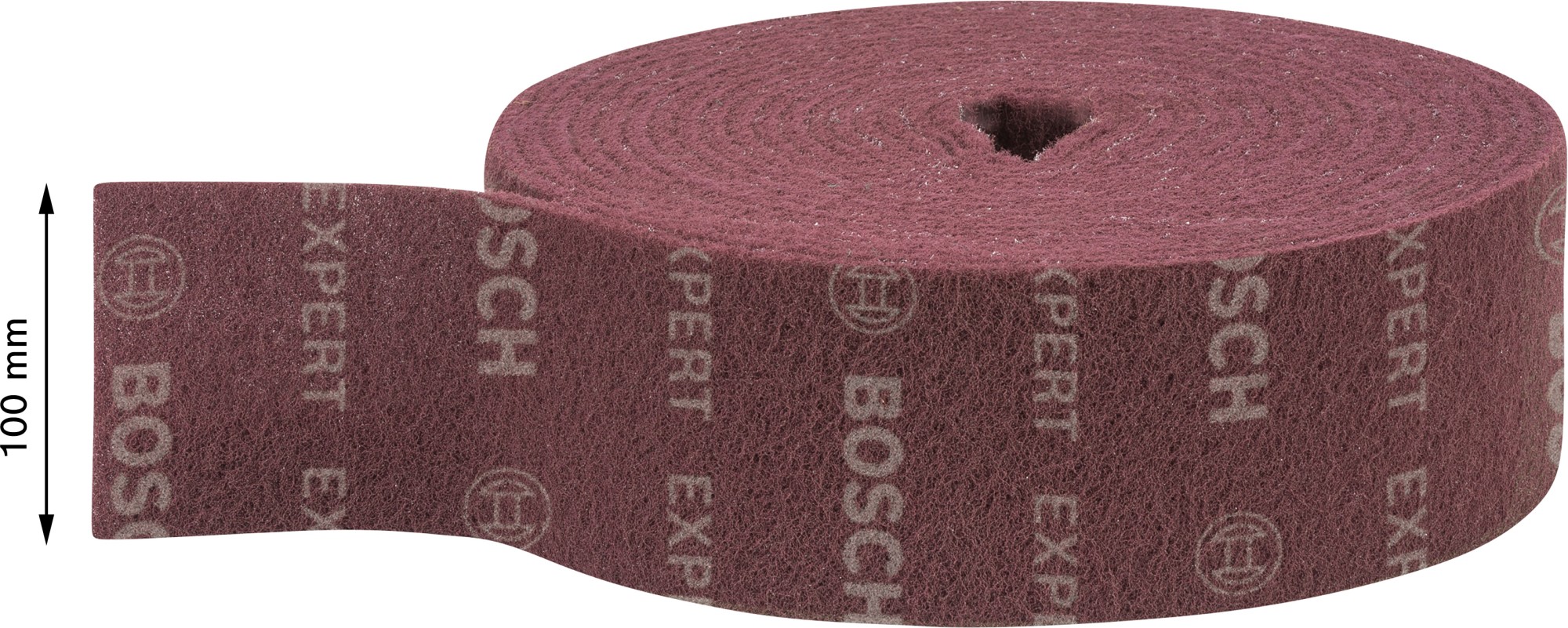 Rollo de vellón EXPERT N880 para lijado manual de 100 mm x 10 m, muy fino A