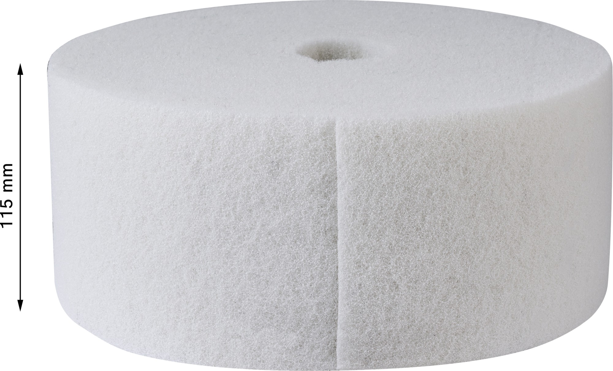 Rollo de vellón EXPERT N880 para lijado manual de 115 mm x 10 m, limpieza