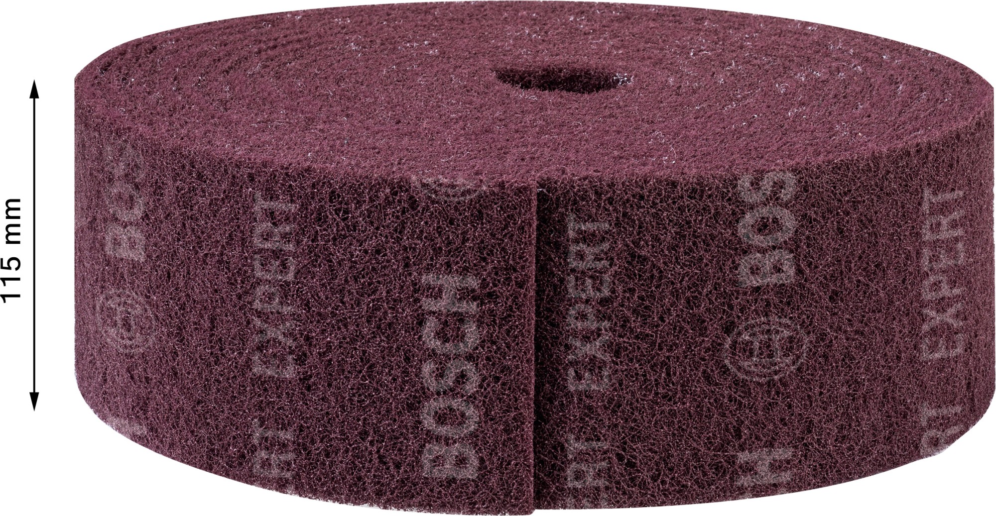 Rollo de vellón EXPERT N880 para lijado manual de 115 mm x 10 m, medio A