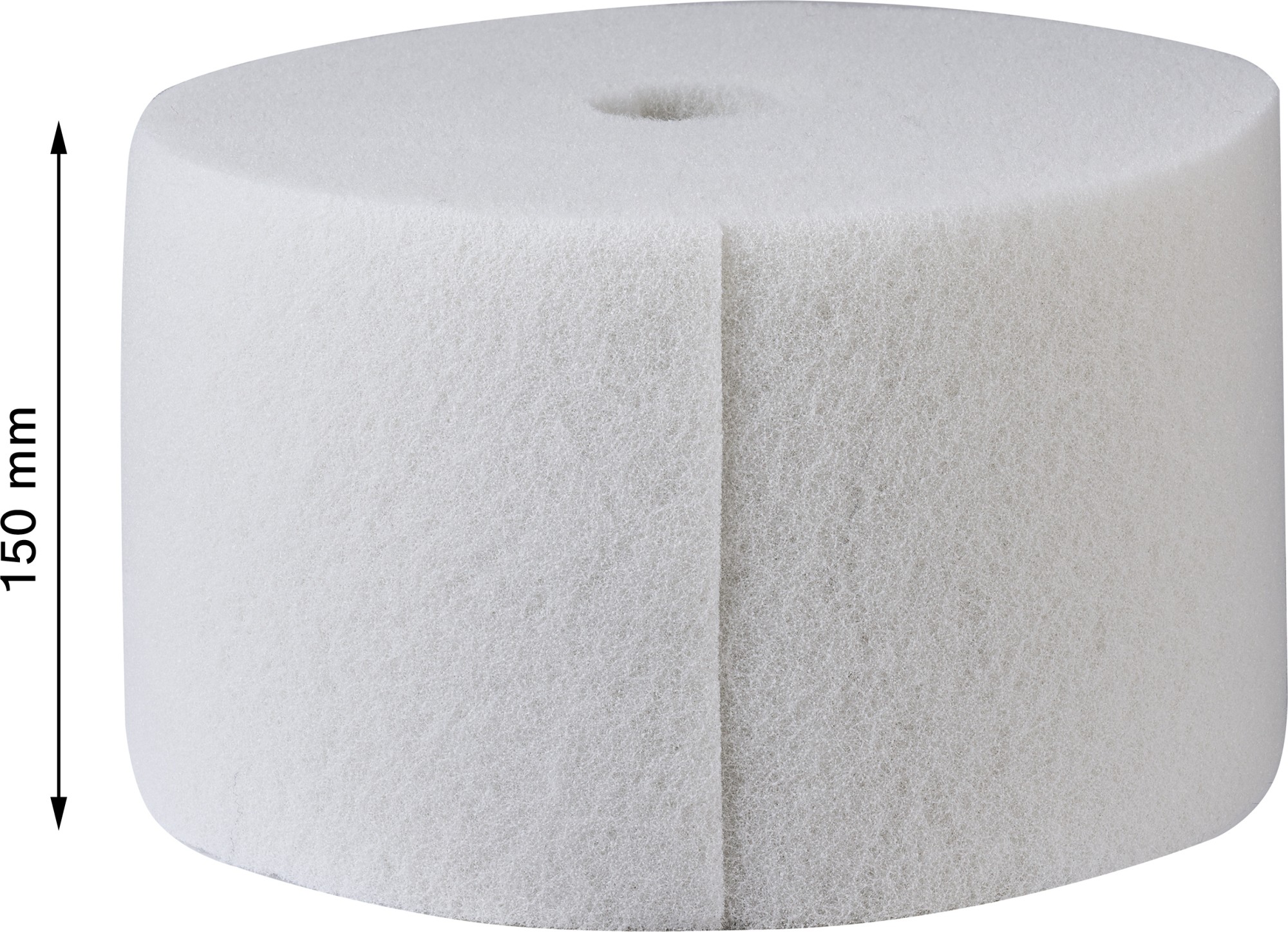 Rollo de vellón EXPERT N880 para lijado manual de 150 mm x 10 m, limpieza