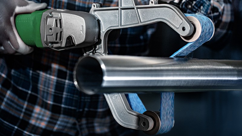 Banda de lija EXPERT N470 para lijadoras de banda de 40 x 760 mm, fino, 10 unidades