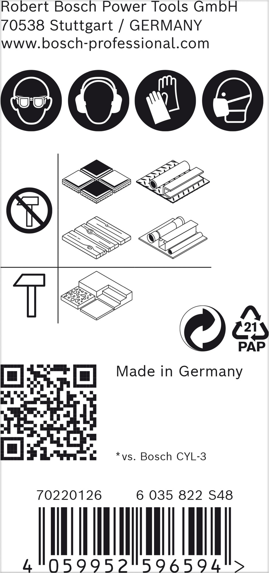 Broca EXPERT CYL-9 MultiConstruction de 16 x 150 x 200 mm