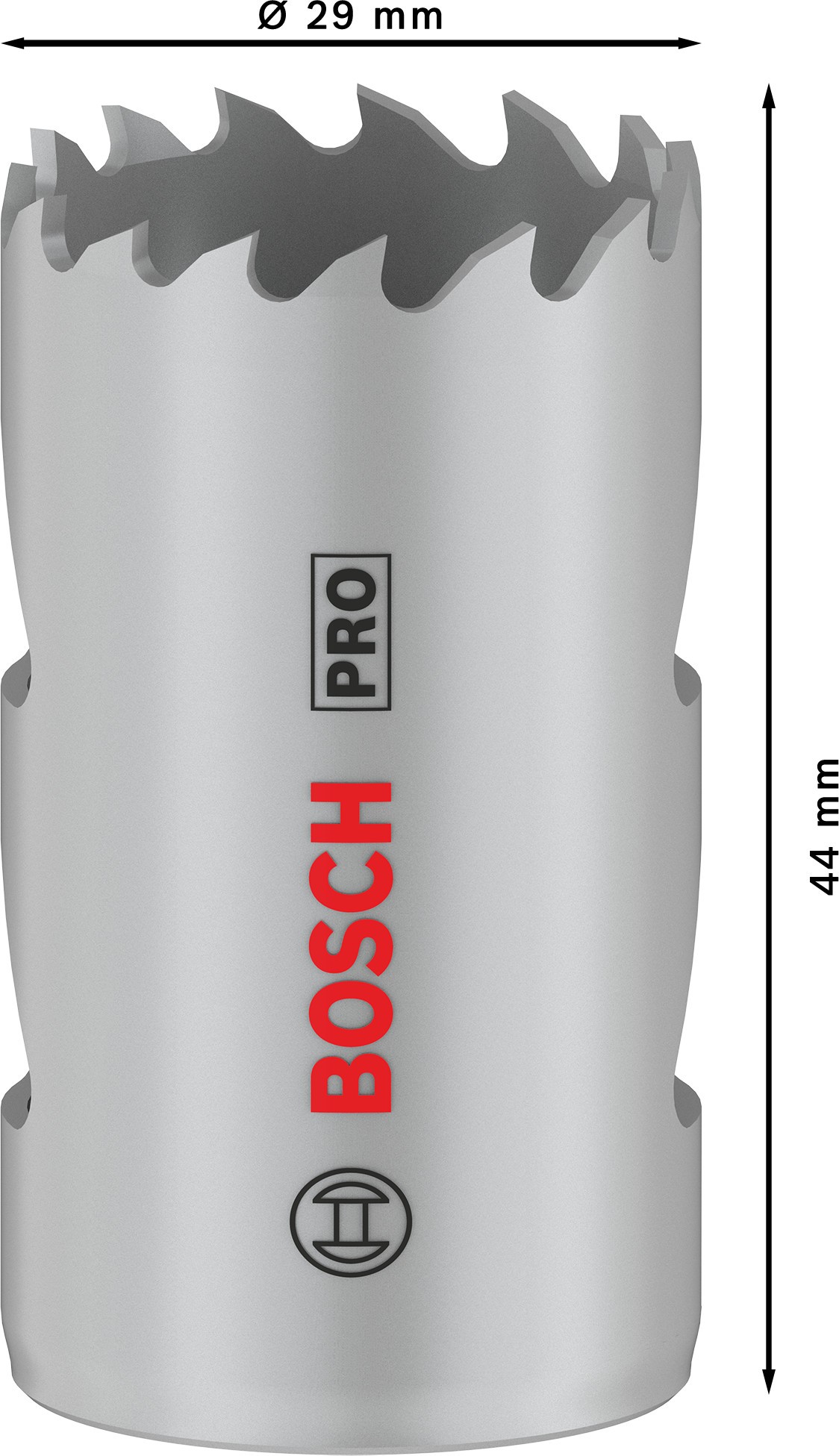 Sierra de corona PRO Multi Material, 29 mm, roscada