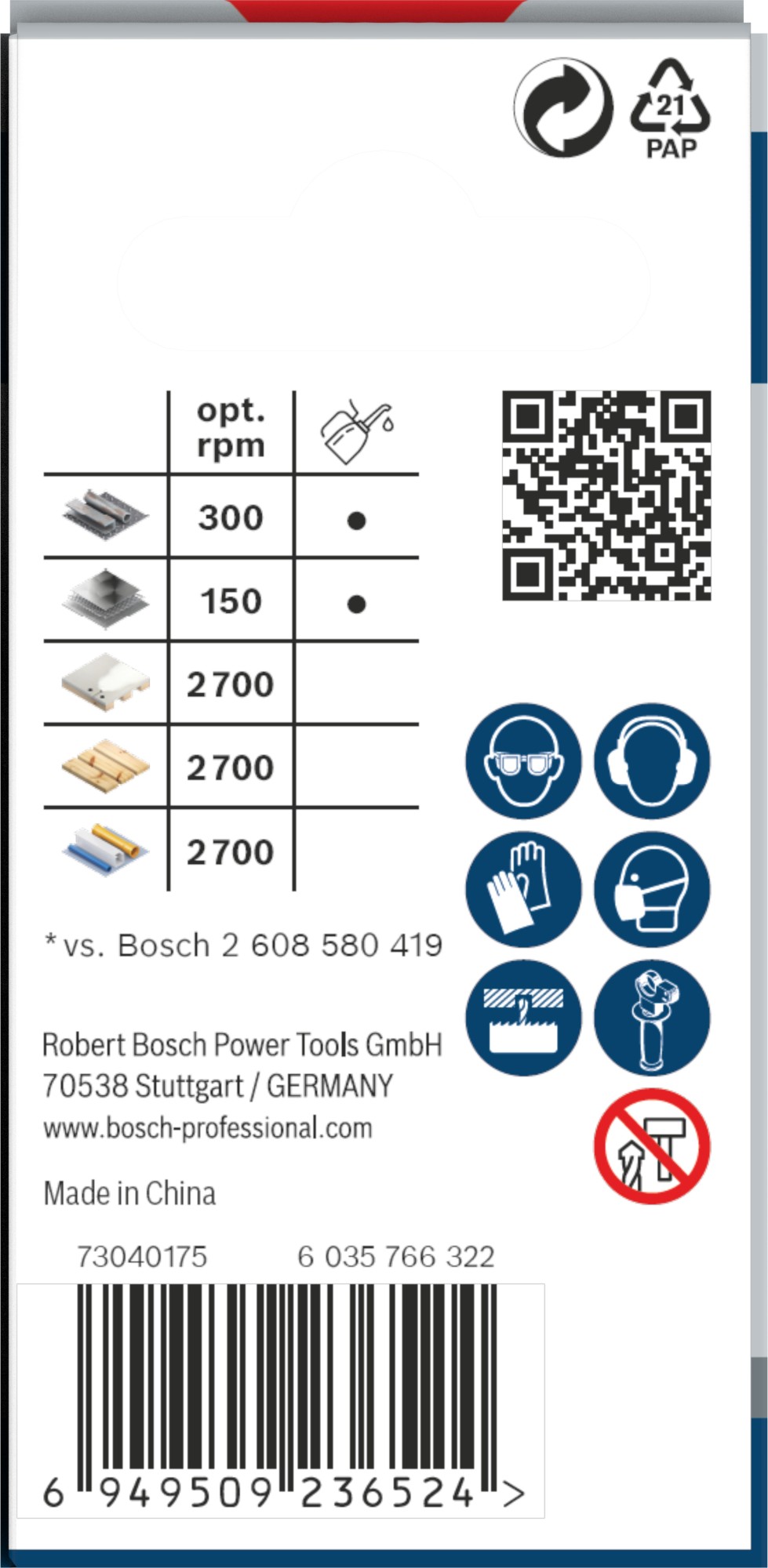 Sierra de corona PRO Multi Material, 29 mm, roscada