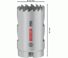 Sierra de corona PRO Multi Material, 32 mm, roscada