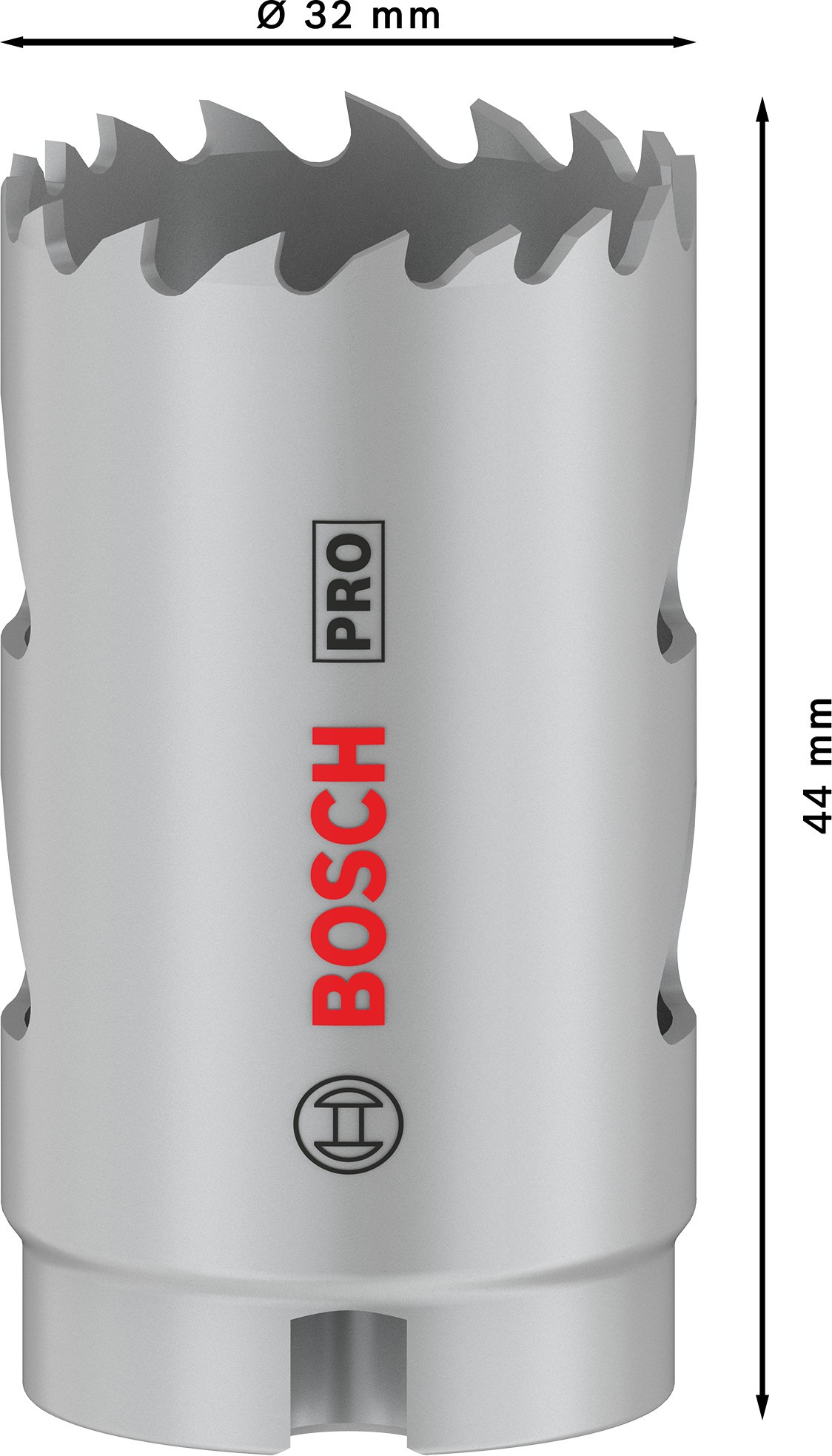 Sierra de corona PRO Multi Material, 32 mm, roscada