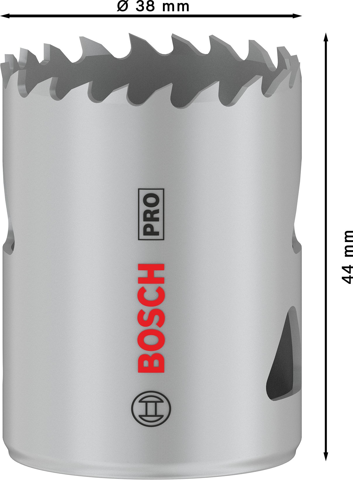 Sierra de corona PRO Multi Material, 38 mm, roscada