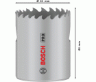 Sierra de corona PRO Multi Material, 41 mm, roscada