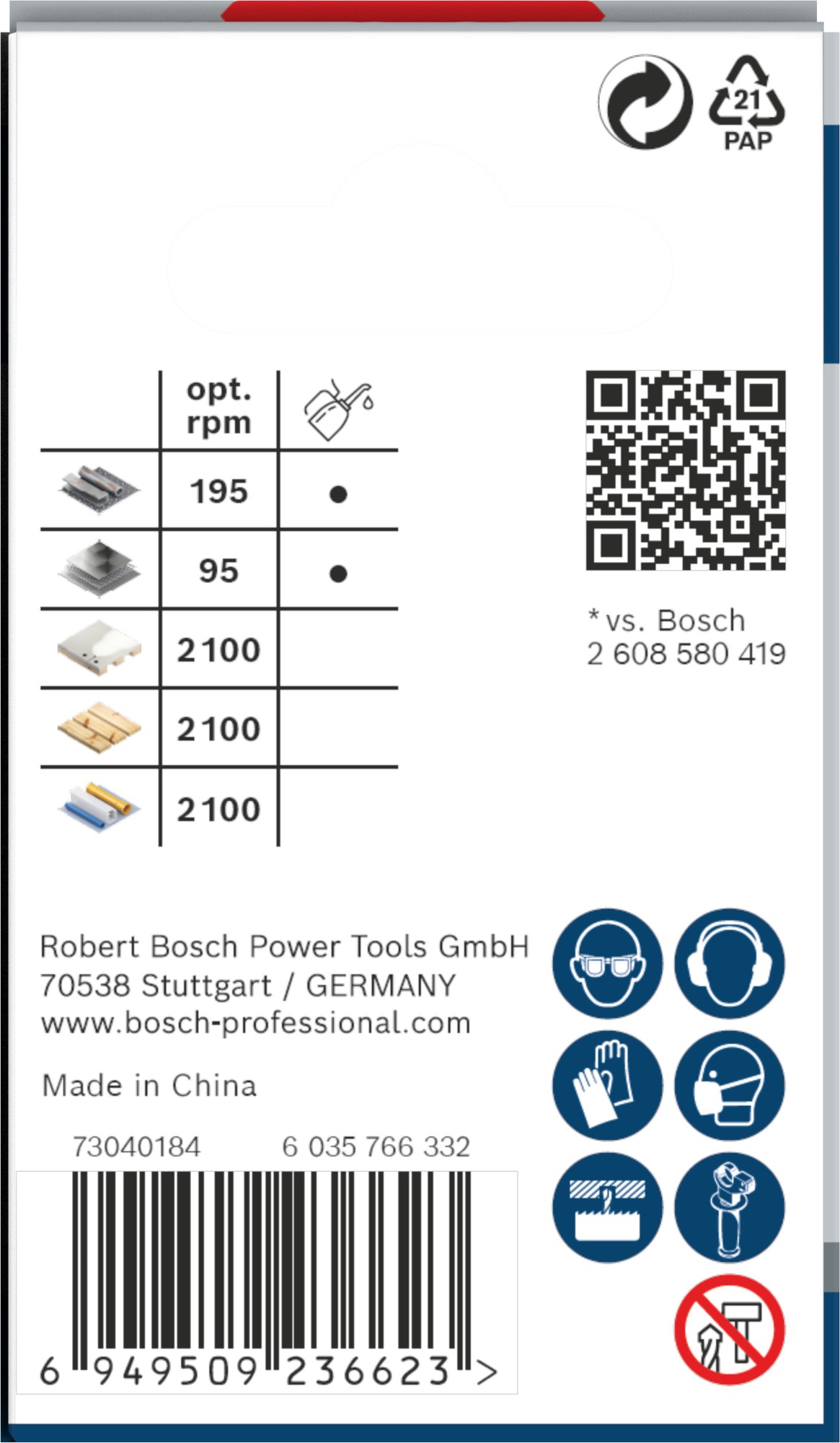 Sierra de corona PRO Multi Material, 44 mm, roscada