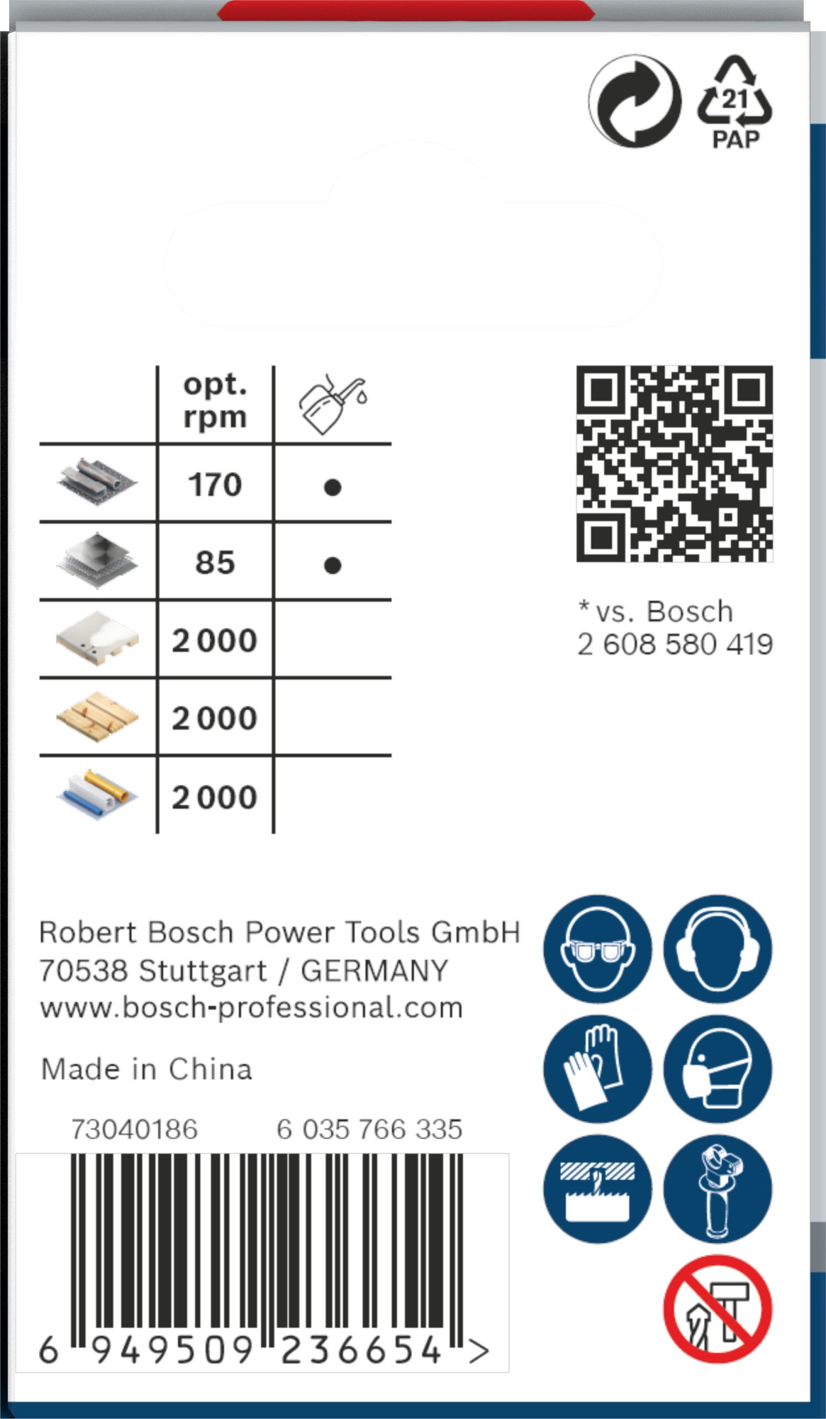 Sierra de corona PRO Multi Material, 51 mm, roscada