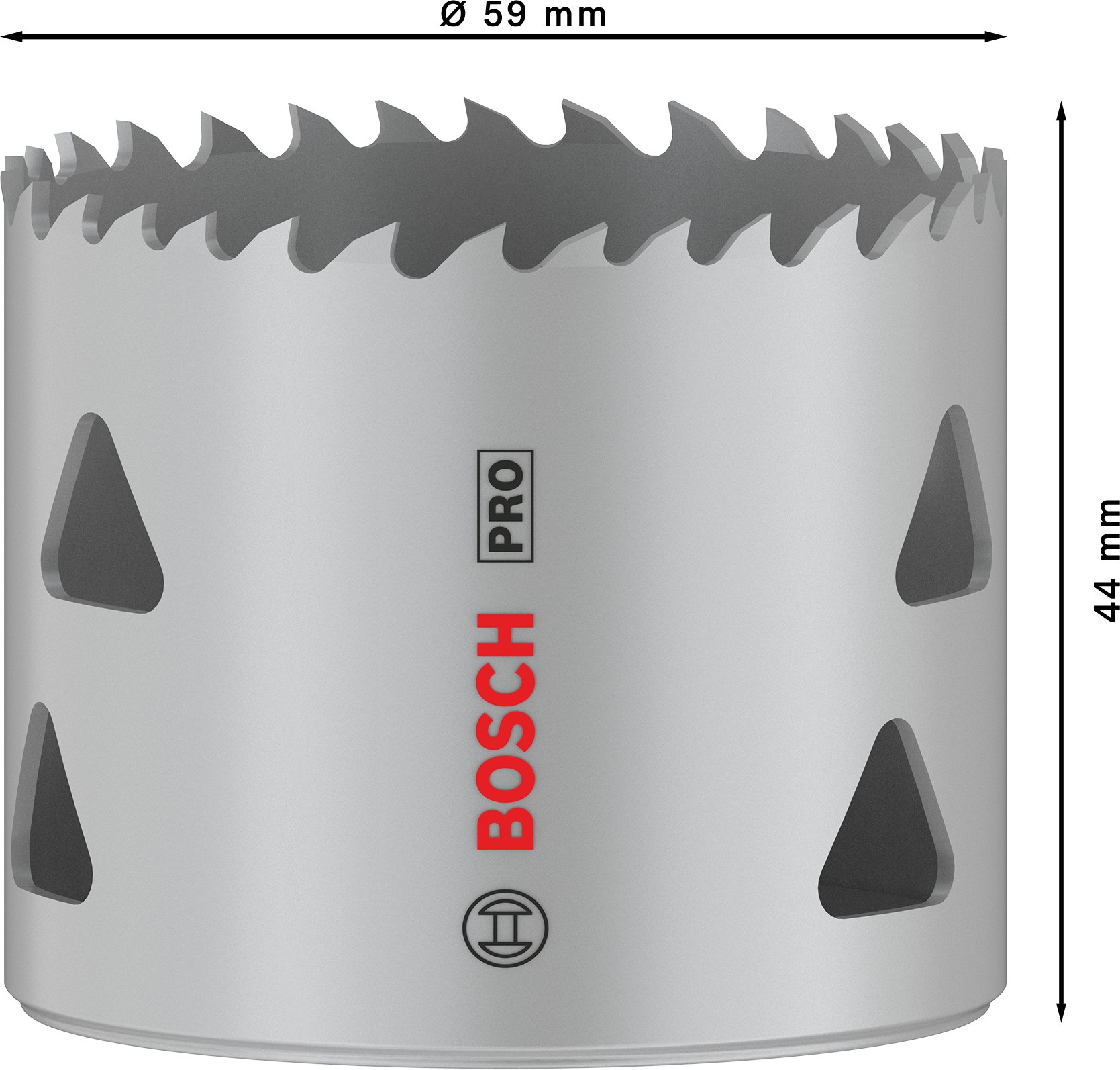 Sierra de corona PRO Multi Material, 59 mm, roscada