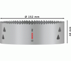 Sierra de corona PRO Multi Material, 152 mm, roscada