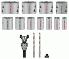 Set de sierras de corona PRO Multi Material, portabrocas Q-Lock, 15 unidades