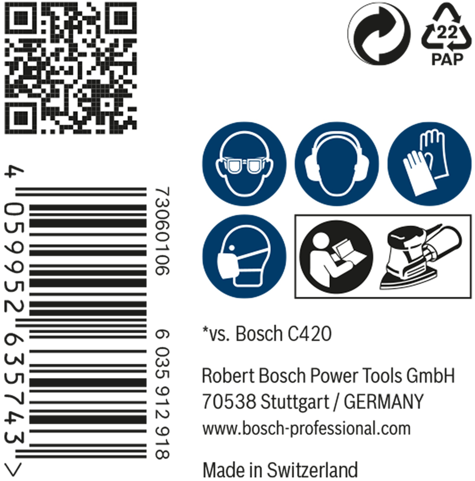 Malla de lija EXPERT M480 de 100 x 150 mm, G 120, 50 unidades